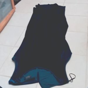 Emerald green velor plus size dress 3x